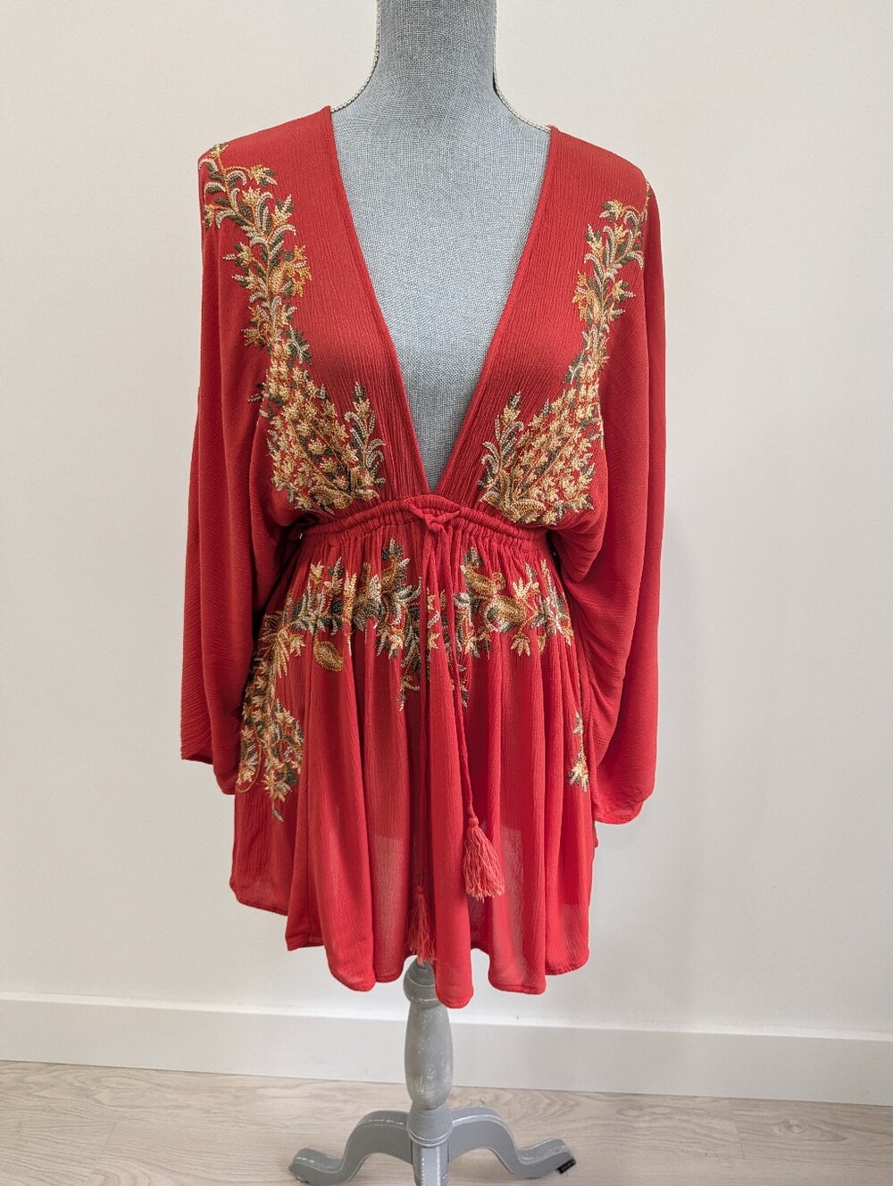 Free People Pretty Pineapple Mini Dress - Picture 2 of 13
